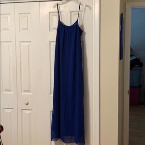 Royal blue maxi dress